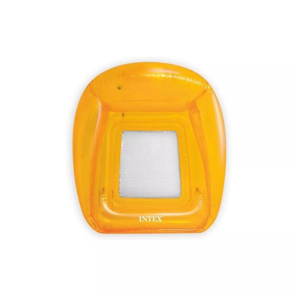 Encontraproduto.com.br - Boia Poltrona Inflável Com Rede Para Piscina - Intex 56802