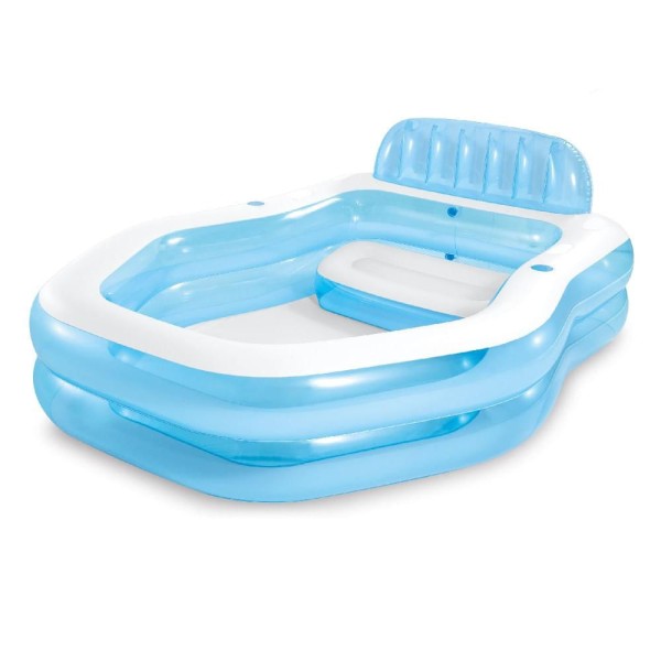 Encontraproduto.com.br - Piscina Inflável Paraíso com Cobertura 530L - Intex