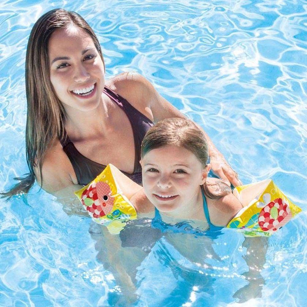 Encontraproduto.com.br - Boia para os Bracos Peixinhos Divertidos 23x15cm - Intex