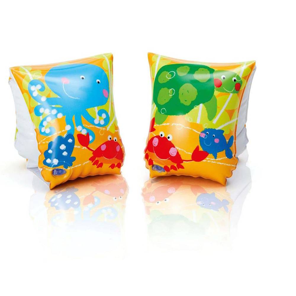 Encontraproduto.com.br - Boia para os Bracos Peixinhos Divertidos 23x15cm - Intex