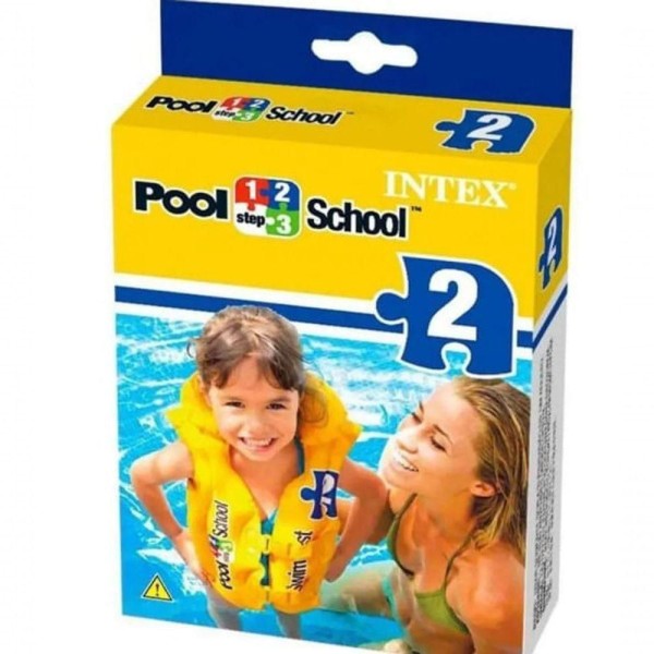 Encontraproduto.com.br - Colete Salva Vidas Pool School - 50x47cm - Intex - Unica Colete Salva Vidas Pool School - 50x47cm - Intex -