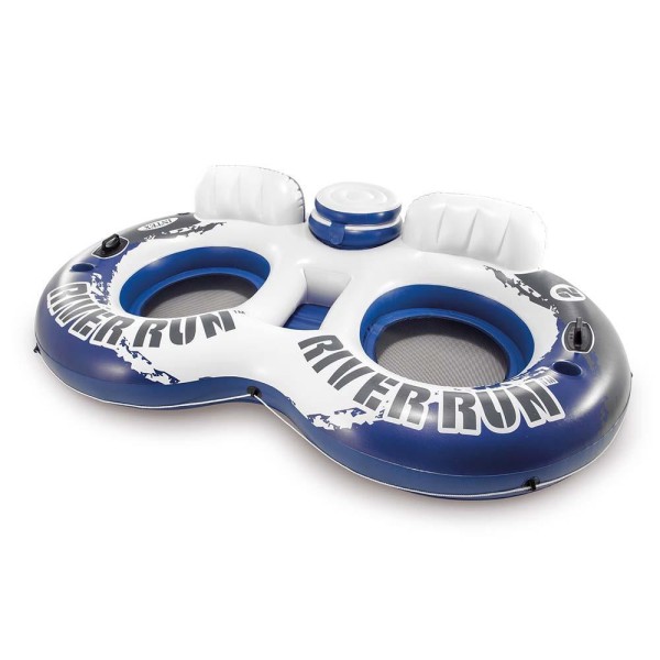 Encontraproduto.com.br - Poltrona Refrescante Corredeiras Gigante Dupla Com Bar Intex
