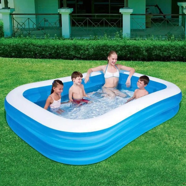 Encontraproduto.com.br - Piscina Inflável 1000 Litros Retangular Intex