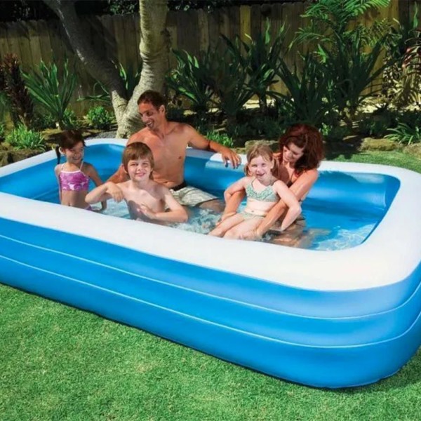 Encontraproduto.com.br - Piscina Inflável 1000 Litros Retangular Intex