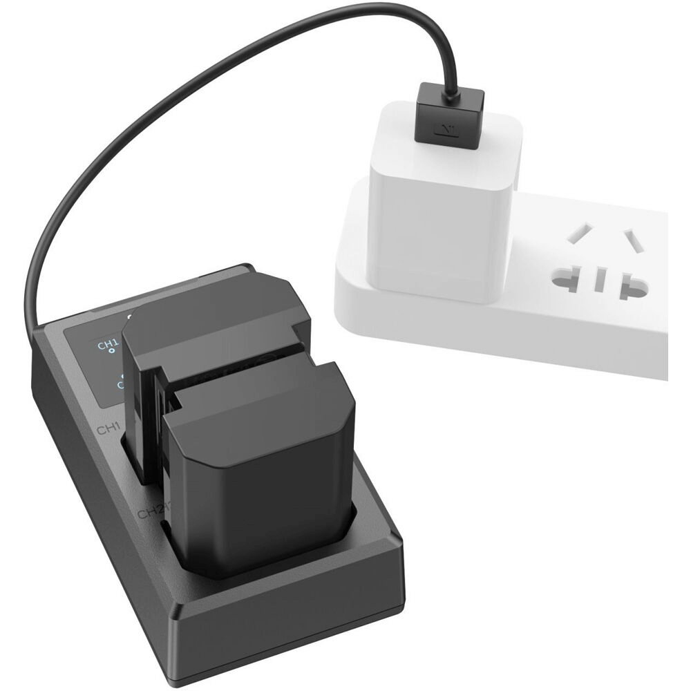 Encontraproduto.com.br - Kit SmallRig 3824 2x Baterias NP-FZ100 e Carregador Duplo (Bivolt)