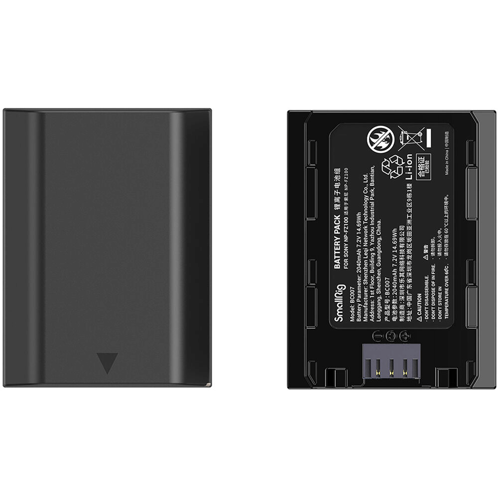 Encontraproduto.com.br - Kit SmallRig 3824 2x Baterias NP-FZ100 e Carregador Duplo (Bivolt)