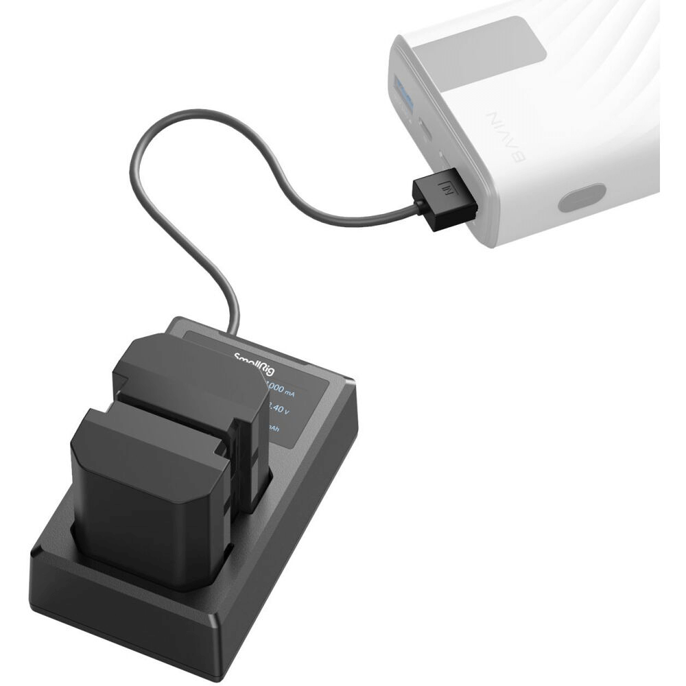 Encontraproduto.com.br - Kit SmallRig 3824 2x Baterias NP-FZ100 e Carregador Duplo (Bivolt)