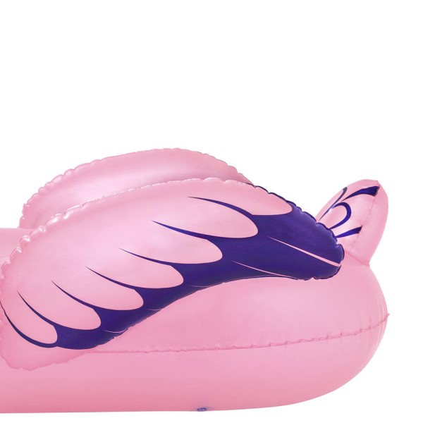 Encontraproduto.com.br - Boia inflável Bestway Flamingo com alças resistentes ideal para piscinas em dias quentes