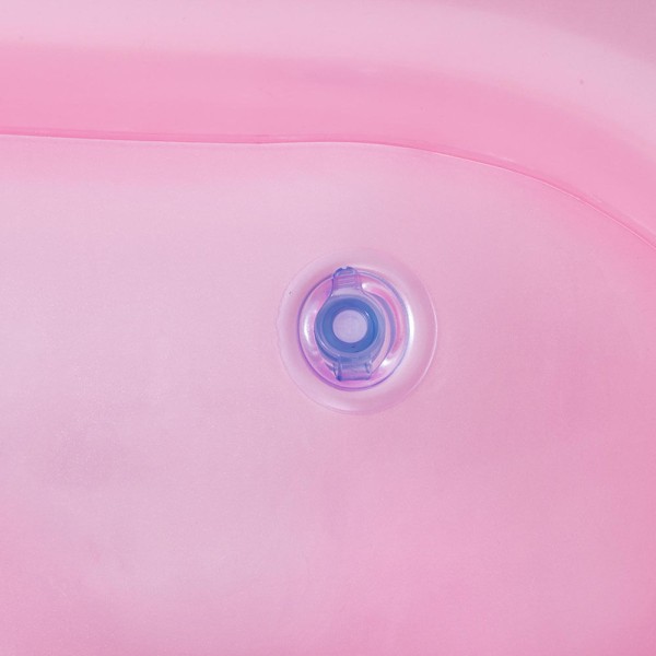 Encontraproduto.com.br - Boia inflável Bestway Flamingo com alças resistentes ideal para piscinas em dias quentes