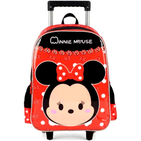 Encontraproduto.com.br - Kit Mochila Com Rodas e Lancheira MINNIE TSUM  Maxlog (353021)
