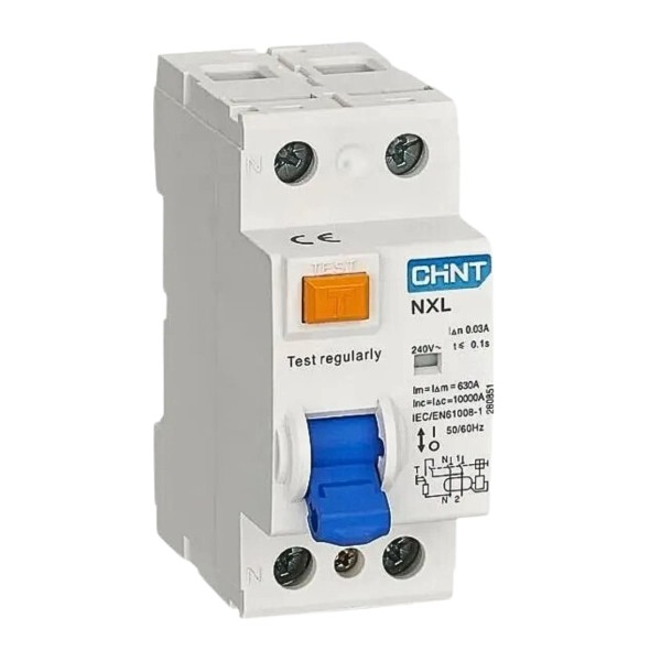 Encontraproduto.com.br - Interruptor Dr Fuga 2P 30Ma 40A Nxl-6340 CHINT