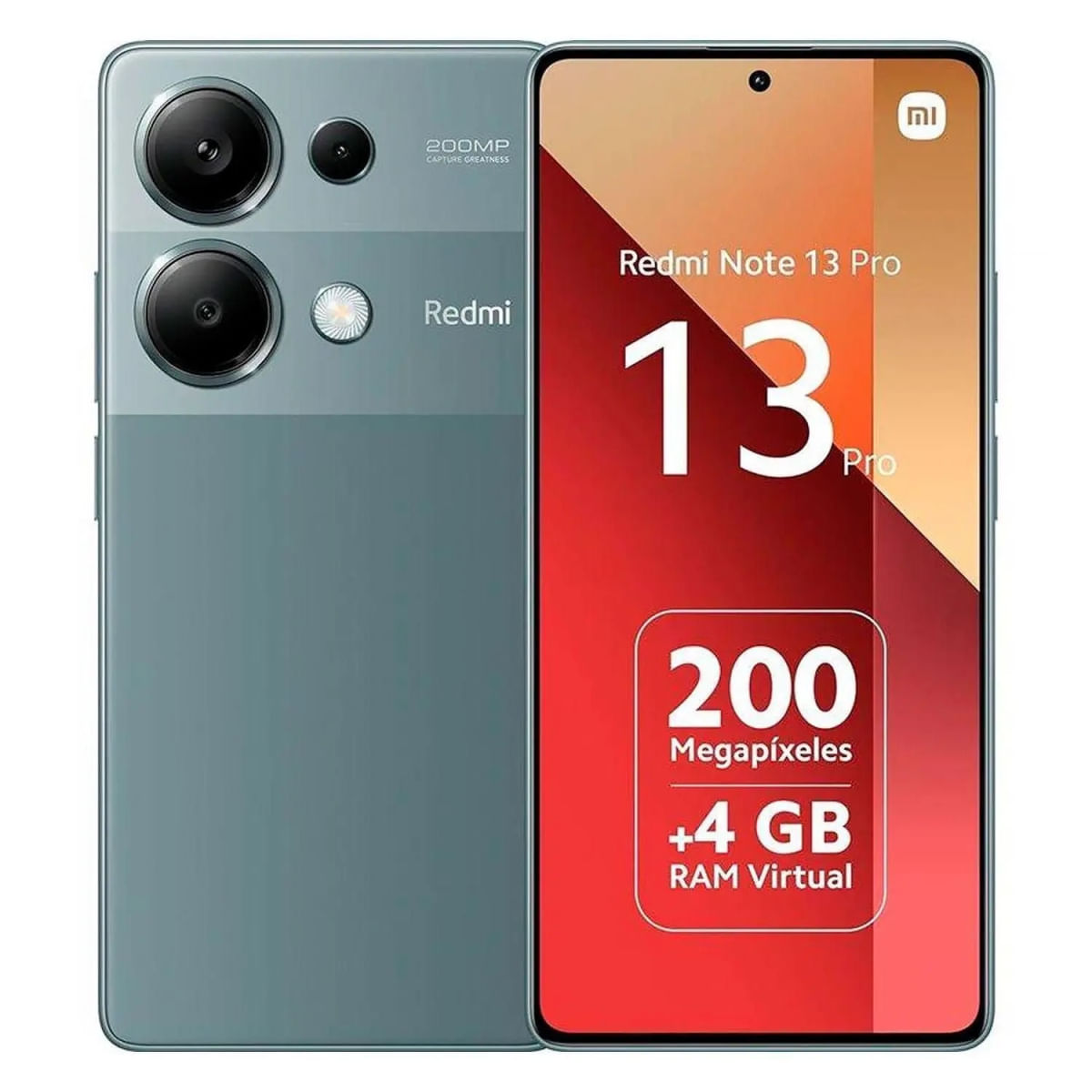 Encontraproduto.com.br - Xiaomi Redmi Note 13 Pro 256GB - 8GB Ram (Forest Green) Verde