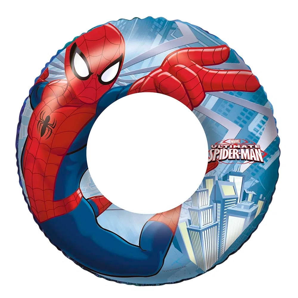 Encontraproduto.com.br - Boia Inflável Redonda - Ultimate Spider-Man - Bestway