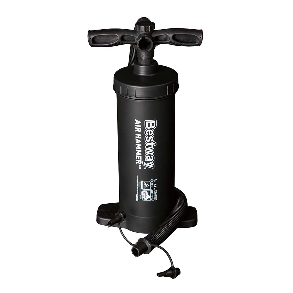 Bomba de ar manual Bestway Air Hammer com diversos bicos