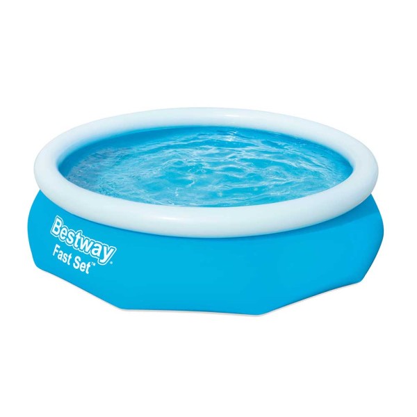 Encontraproduto.com.br - Piscina Inflável Circular Fast Set Bestway de 3800 litros