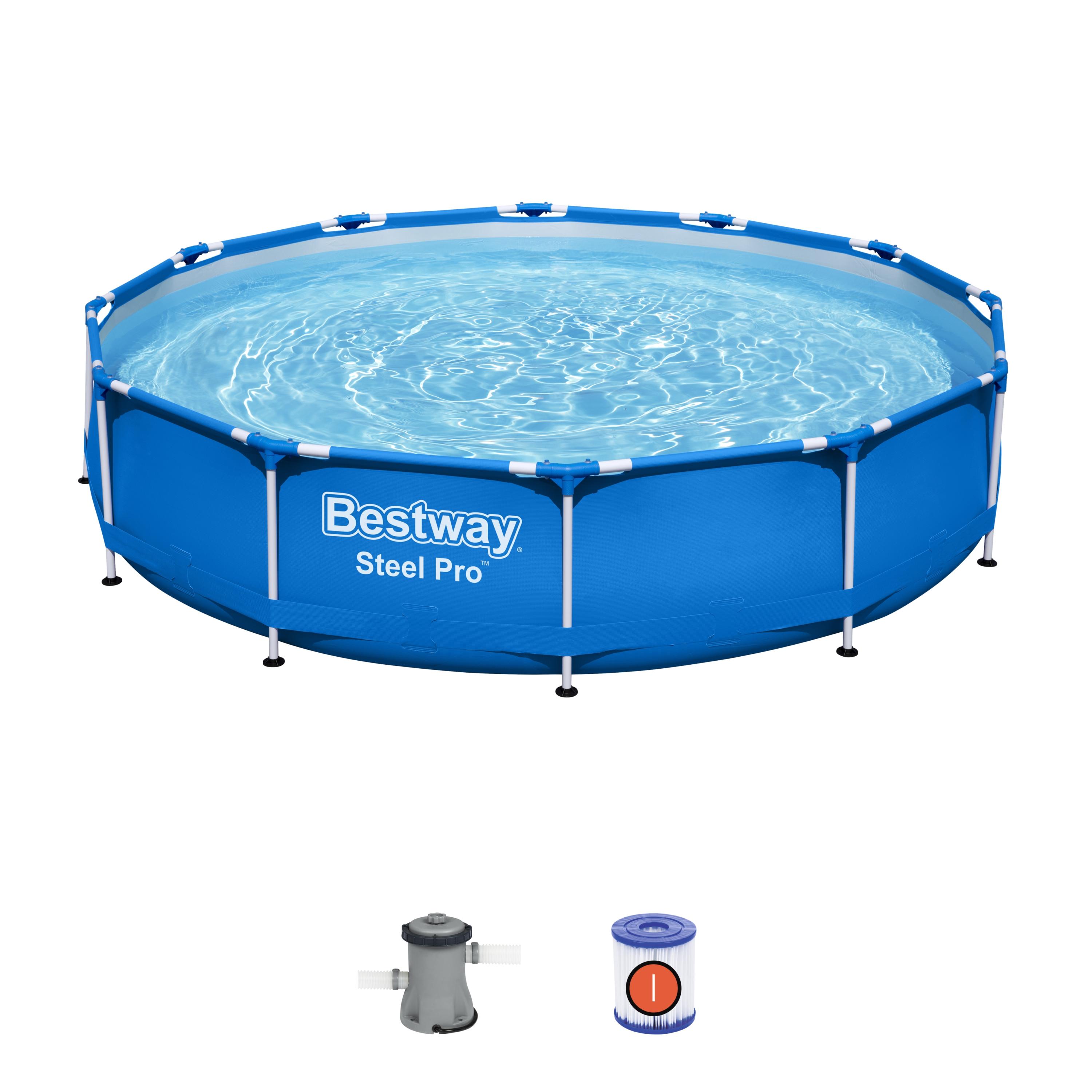 Encontraproduto.com.br - Piscina Estrutural 6.473 Litros com Bomba Filtro 110v Bestway