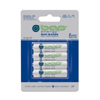 Encontraproduto.com.br - Kit Com 2 Pilha Super Alcalina Aaa Bap-sa066 (4 Pilhas)