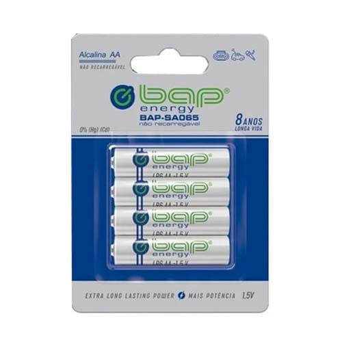 Encontraproduto.com.br - Kit Com 2 Pilha Super Alcalina Aaa Bap-sa066 (4 Pilhas)