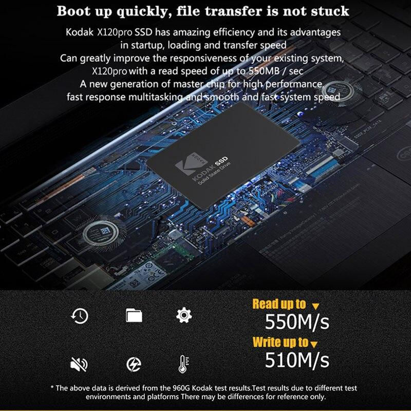 Encontraproduto.com.br - KODAK x120pro Unidade de estado sólido interna 256GB SSD SATA3