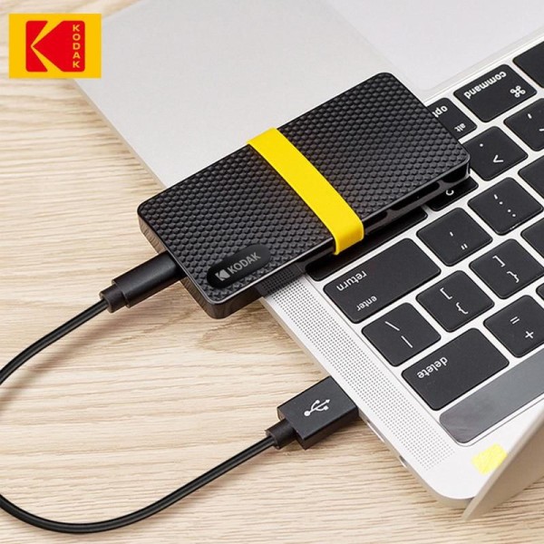 Encontraproduto.com.br - Disco Rígido Externo KODAK X200 Mini PSSD USB3.1