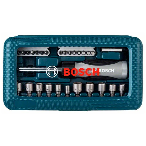Encontraproduto.com.br - Kit para Parafusar com Maleta 46 Peças - 2607017399-000 - Bosch