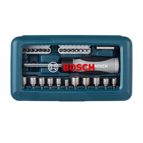 Encontraproduto.com.br - Kit para Parafusar com Maleta 46 Peças - 2607017399-000 - Bosch