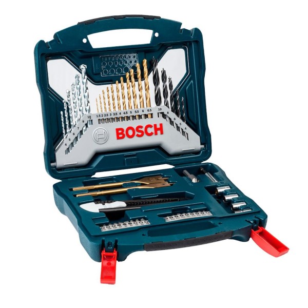 Encontraproduto.com.br - Kit X-Line 50 brocas Titanium Bosch