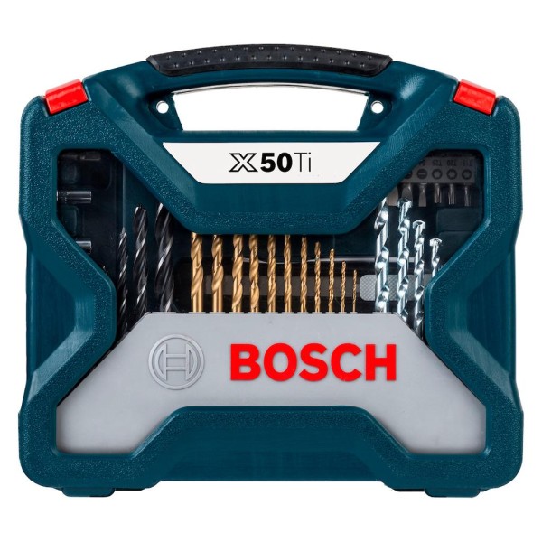 Encontraproduto.com.br - Kit X-Line 50 brocas Titanium Bosch