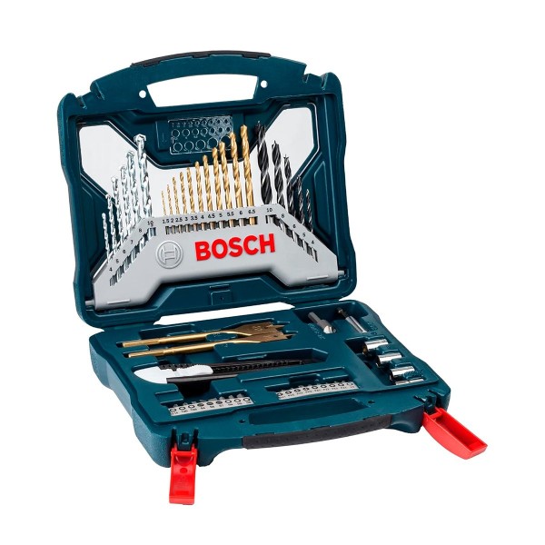 Encontraproduto.com.br - Kit X-Line 50 brocas Titanium Bosch