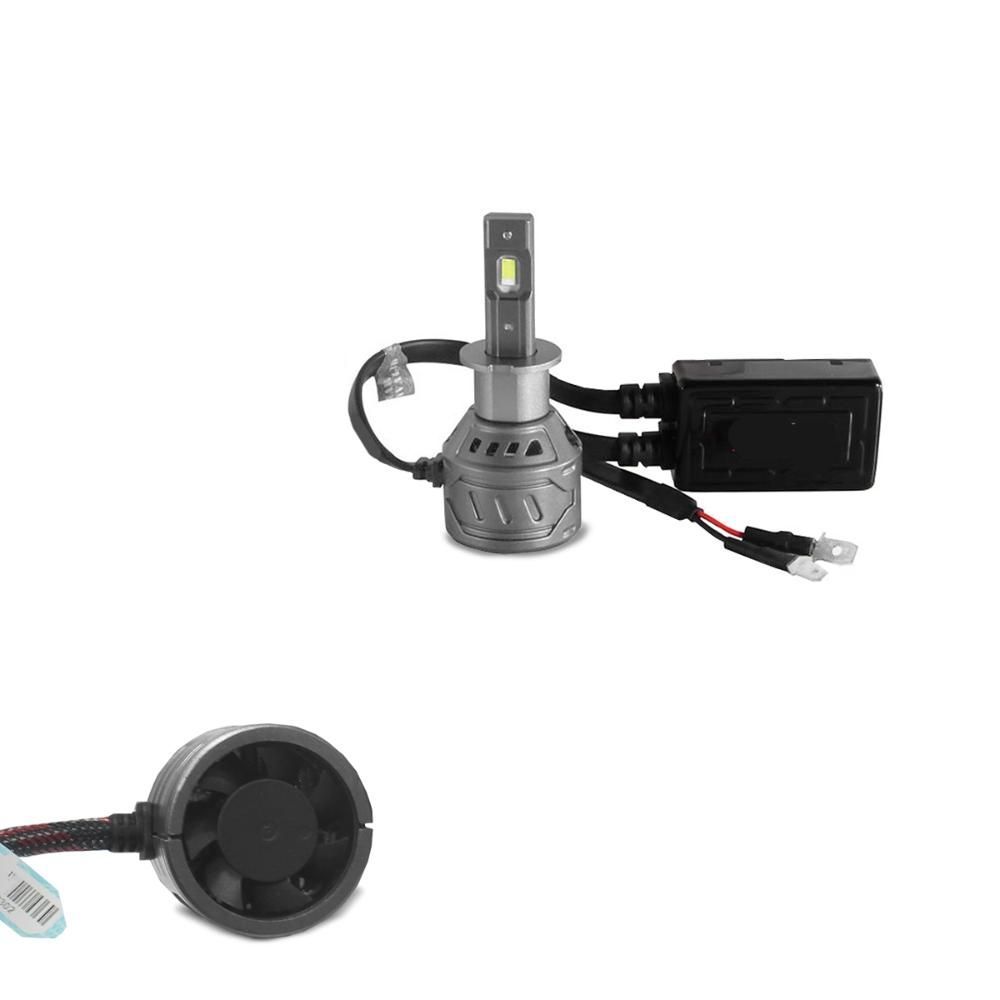 Encontraproduto.com.br - Par Lâmpadas Ultraled S17 Nano H3 Shocklight 6000k 12v 55w 5000lm
