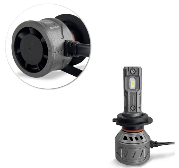 Encontraproduto.com.br - Par Lâmpadas Ultraled S17 Nano H7 6000k 12v 55w 5000lm