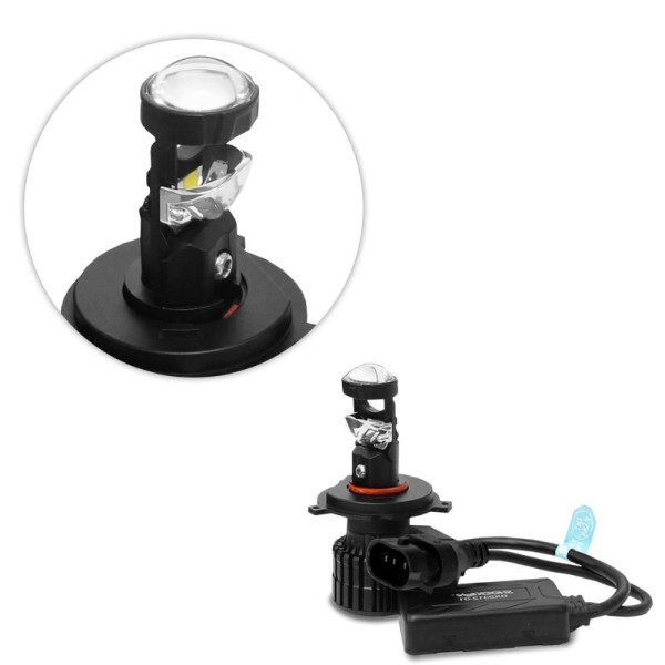 Encontraproduto.com.br - Kit Lampada De Led Hb3 9005 Nano 6500k 5000 Lumens 35w Projetor Elíptico