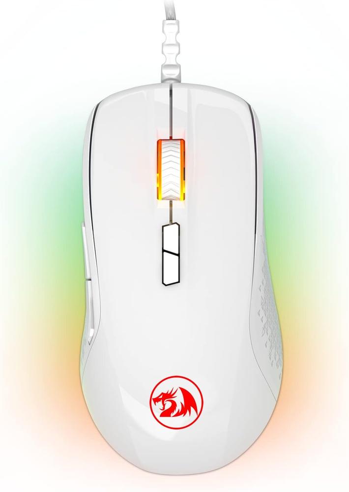 Mouse Storm Rage Rgb Branco (M718w-Rgb) - Redragon