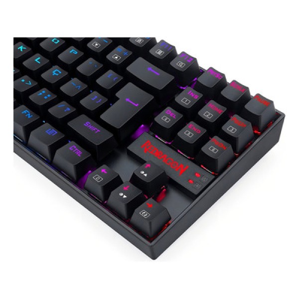Teclado Magnético Gamer Redragon Kumara Pro, RGB, Switch Blue, ABNT2, Preto