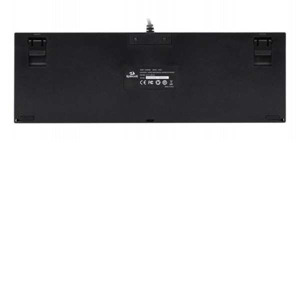 Teclado Mecânico Gamer Redragon Kumara Preto LED Vermelho Switch Marrom ABNT2