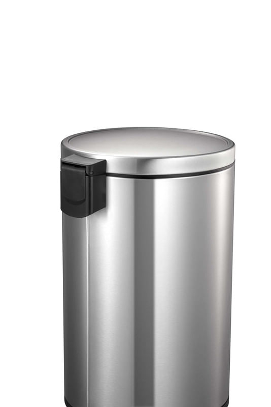 Encontraproduto.com.br - Kit Lixeiras Round 5L 8L e 30L Members Mark Aço Inox