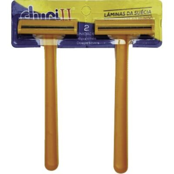 Encontraproduto.com.br - Aparelho de Barbear Duri II Blister com 2 unidades
