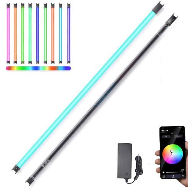 Bastão LED Godox TL180 RGB Tube Light 55w Bluetooth WiFi DMX (180cm)