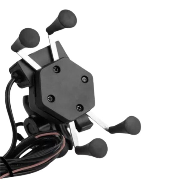 Encontraproduto.com.br - Suporte Celular Moto Com Carregador Universal Usb Turbo Stallion