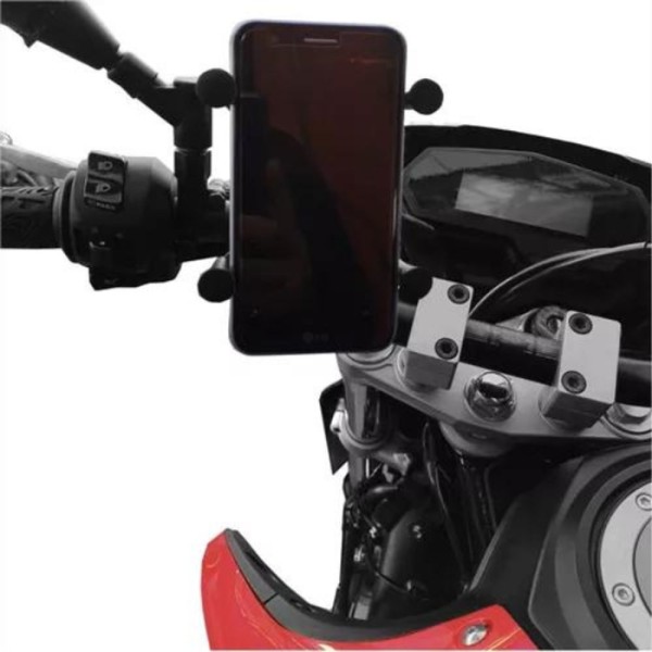 Encontraproduto.com.br - Suporte Celular Moto Com Carregador Universal Usb Turbo Stallion