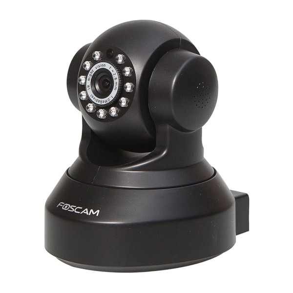 Encontraproduto.com.br - Babá Eletrônica IP - FI9816P Preta - Câmera 1.0 MP, HD e Tecnologia Plug & Play - Foscam