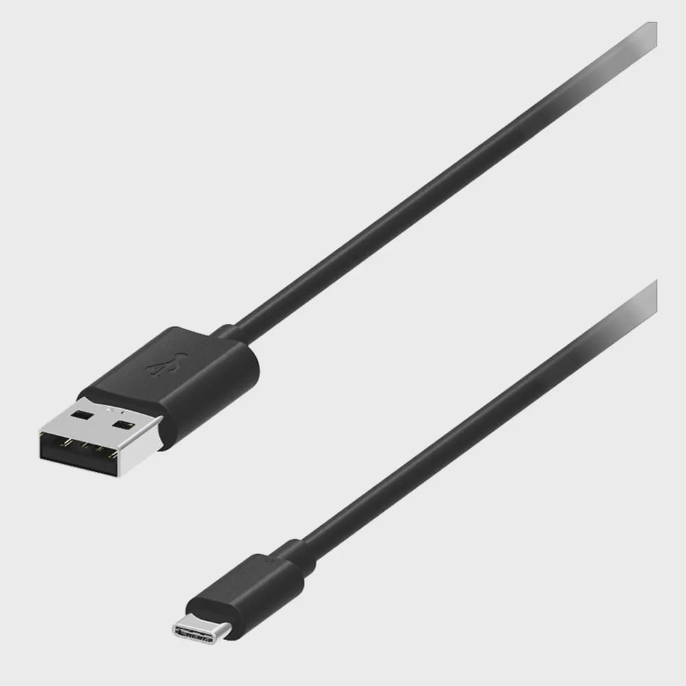 Cabo USB de Dados Motorola Original USB-A Para USB-C 1 Metro Preto