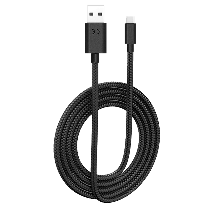 Encontraproduto.com.br - Cabo de dados de carga Motorola USB-A P/ USB-C 1.5 metros acabamento cordão