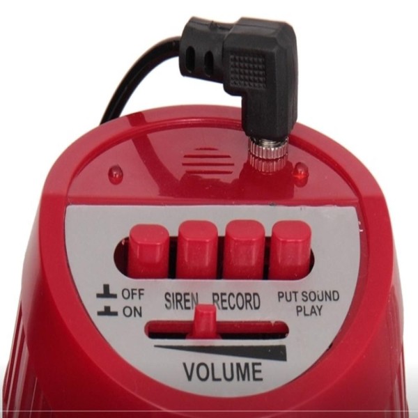 Encontraproduto.com.br - Megafone Com Microfone Sirene Usb Sd Gravador Led 30w Profissional Mp3 Recarregavel