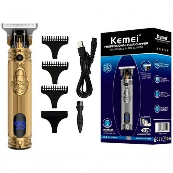Encontraproduto.com.br - Maquina Corta Cabelo Acabamento Aparador Barbeador Versatil Retrô