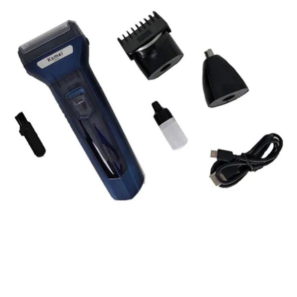 Encontraproduto.com.br - Maquina De Cortar Cabelo Profissional Kemei Design 3 Em 1 Km-6331