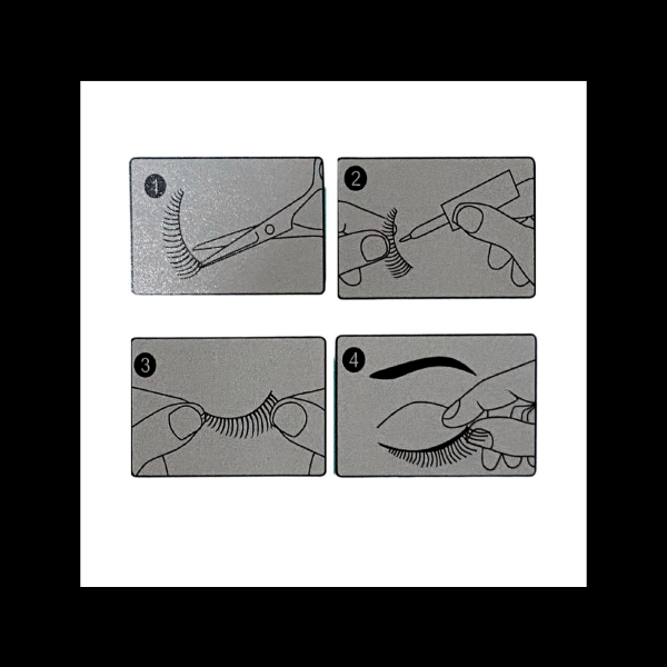 Encontraproduto.com.br - Kit Miss Frandy - Cílios Postiços com 10 Pares