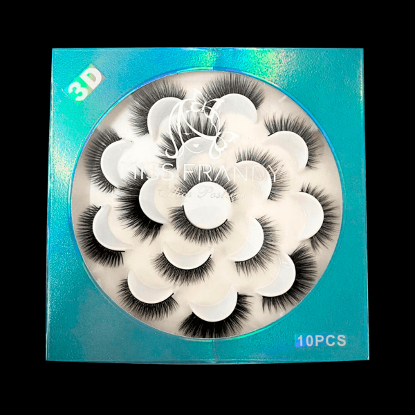 Encontraproduto.com.br - Kit Miss Frandy - Cílios Postiços com 10 Pares