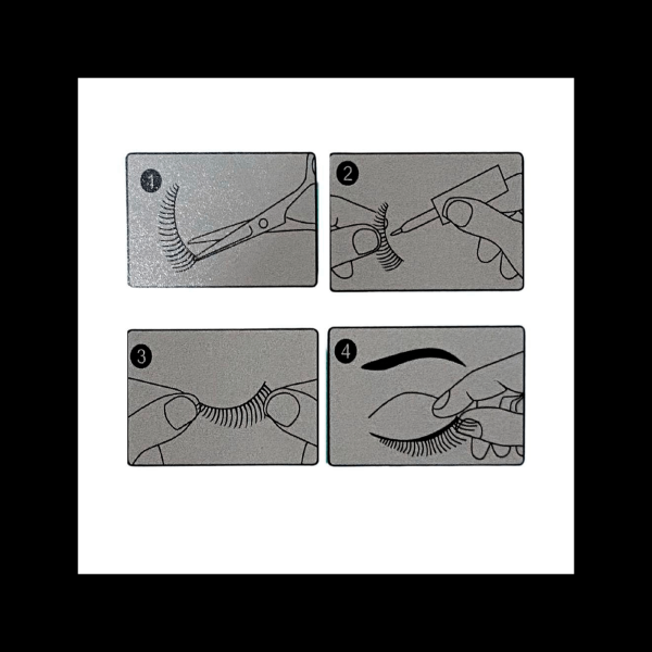 Encontraproduto.com.br - Kit Miss Frandy - Cílios Postiços com 10 Pares