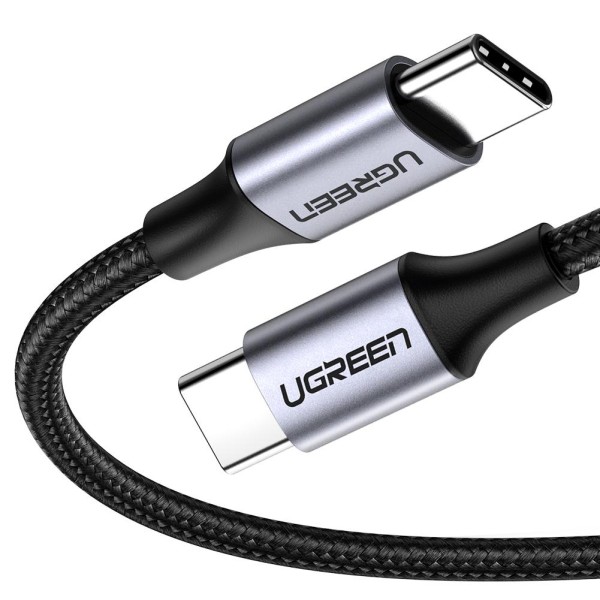 Encontraproduto.com.br - Cabo USB-C para USB-C 1.0M Nylon US261 Preto - Ugreen